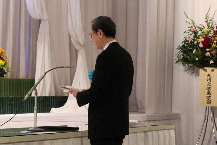 住本医学部長　追悼の辞