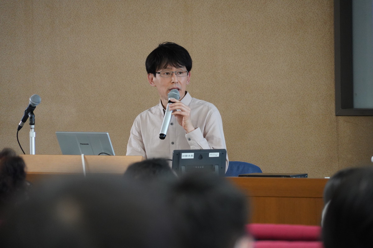 久場教授 講話
